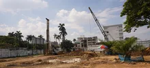 Obreros y maquinaria avanzan en la construcción del Parque Tecnológico de Innovación San Fernando
