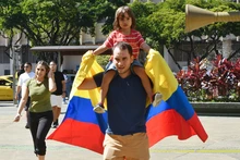 En Cali marchó la soberanía nacional, este 20 de julio 