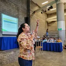 Proyecto Cali Distrito dejó optimismo en la comunidad reunida en la IE Nuevo Latir  