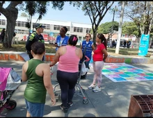 Pedagogía contra la trata de personas en el parque del barrio Obrero