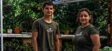Papá Noel y Las Niñas, viven en un bosque de encanto a las afueras de Cali 