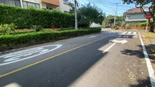 Demarcación y señalización vial de las Obras de Corazón avanza en un 50 %