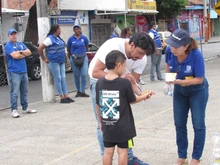 ‘Gran Abrazatón’ se realizó en el parque del barrio Obrero