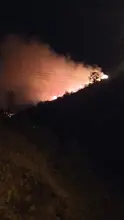 Acciones interinstitucionales permitieron controlar dos incendios forestales el domingo