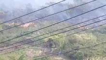 Acciones interinstitucionales permitieron controlar dos incendios forestales el domingo