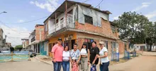 Avanza la concertación del mural que se pintará en una vivienda contigua al Bulevar de Oriente