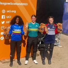 La caleña Guadalupe Palacios sumó en Glasgow su cuarto título mundial de BMX