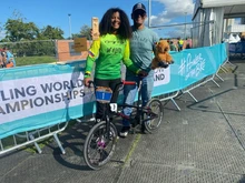 La caleña Guadalupe Palacios sumó en Glasgow su cuarto título mundial de BMX