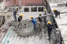 Con la fundición de 450 m2 de losas toma forma la nueva terraza del edificio Coltabaco
