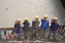 Con la fundición de 450 m2 de losas toma forma la nueva terraza del edificio Coltabaco