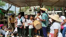 Estudiantes de la Normal Superior Farallones de Cali debutaron en el Petronio Álvarez 