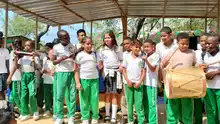 Estudiantes de la Normal Superior Farallones de Cali debutaron en el Petronio Álvarez 