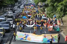 Río Humano cargado de cultura afrocolombiana desfiló hacia el Petronio Álvarez 