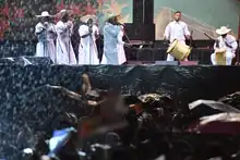 A ritmo de chirimía, marimba y ritmos internacionales, avanza el Petronio