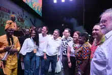 Francia Márquez dijo: ¡ Presente ¡ en el Festival de Música del Petronio