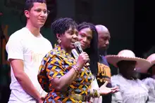 Francia Márquez dijo: ¡ Presente ¡ en el Festival de Música del Petronio