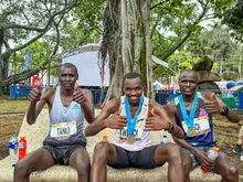 Atletas africanos volvieron a triunfar y bajaron los tiempos en la II Carrera del Pacífico   