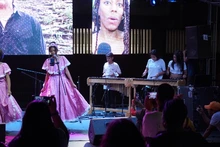Los portadores de saberes y los nuevos semilleros de la música en el Pabellón CaliAfro