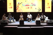 En el petronio convesamos sobre los temas que atañen a los afro