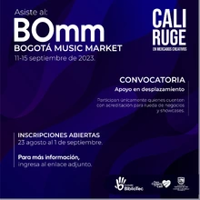 Convocatoria ‘Cali Ruge’ en el Bogotá Music Market, una oportunidad para músicos y creativos 
