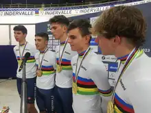 Italia sumó su primer oro en el Mundial Junior de Pista con sangre vallecaucana y Colombia ganó plata en el Keirin masculino