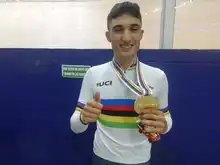 Italia sumó su primer oro en el Mundial Junior de Pista con sangre vallecaucana y Colombia ganó plata en el Keirin masculino