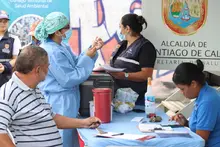 Secretaría de Seguridad y Justicia realizó jornada de atención social y médica en el corredor vial de la Calle Primera Oeste