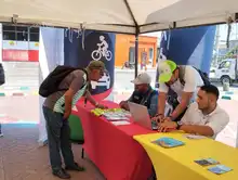 Movilidad Distrital participa del festival Ciudadano 100 en 1 día. 