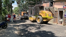 Rehabilitan vía de acceso al sector Bataclán, cerca al cerro de las Tres Cruces