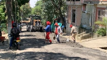 Rehabilitan vía de acceso al sector Bataclán, cerca al cerro de las Tres Cruces