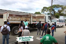 Nuestro equipo de Economía Circular en compañía de los recicladores de oficio de Cali