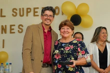 En la Normal Superior Farallones condecoraron a ex directivos docentes, en una tarde de gala