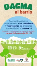 ‘Dagma al Barrio’ llega el sábado a la comuna 15