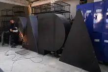 Monumentales, así están quedando las letras de Parque Pacífico