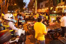 Conductores mal parqueados fueron ‘pillados’ por los colectivos de cultura ciudadana de la Alcaldía de Cali
