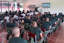 Dagma lideró charla ambiental con soldados del Ejército Nacional