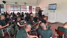 Dagma lideró charla ambiental con soldados del Ejército Nacional