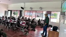 Dagma lideró charla ambiental con soldados del Ejército Nacional