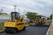 Avanza la pavimentación de la ampliación de la carrera 80