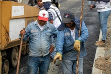 Avanza la pavimentación de la ampliación de la carrera 80