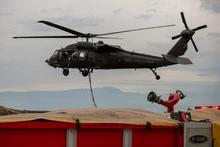 Alentadora jornada para sofocar incendio forestal