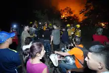 IVC realizó acompañamiento a los Bomberos Voluntarios de Cali, por incendio de gran magnitud al norte de Cali.