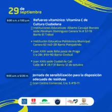 Conoce las actividades de la Semana de la Cultura Ciudadana 