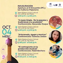 Las músicas populares y tradicionales son las protagonistas del XI  Encuentro IPC y las Culturas Populares
