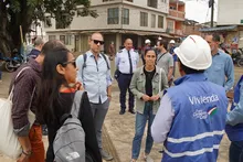 Delegación de alcaldes y representantes del Ministerio de Francia visitaron el Bulevar de Oriente