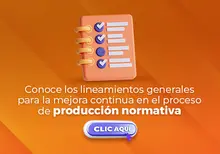 Jurídica emite lineamientos para la mejora continua en el proceso de producción normativa