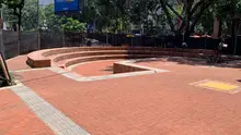 Plazoleta Bellas Artes, un espacio que se pinta de violeta para las mujeres