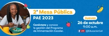2a Mesa Pública PAE 2023
