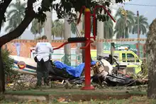 Autoridades inician investigación tras siniestro aéreo en el barrio Jorge Isaacs de Cali