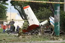 Autoridades inician investigación tras siniestro aéreo en el barrio Jorge Isaacs de Cali